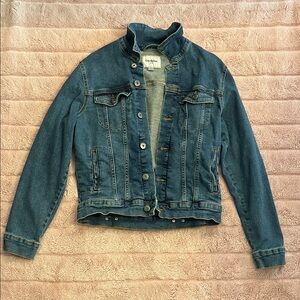 Goodfellow & Co Blue Denim Jean Jacket with Stand Collar
